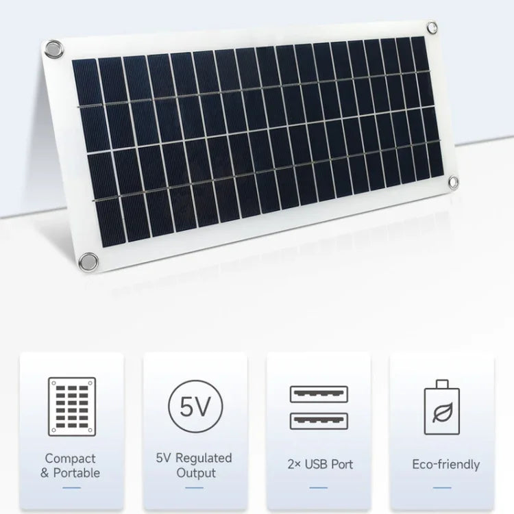Waveshare 18V 10W Halvflexibel Polykristallin Kisel Solpanel