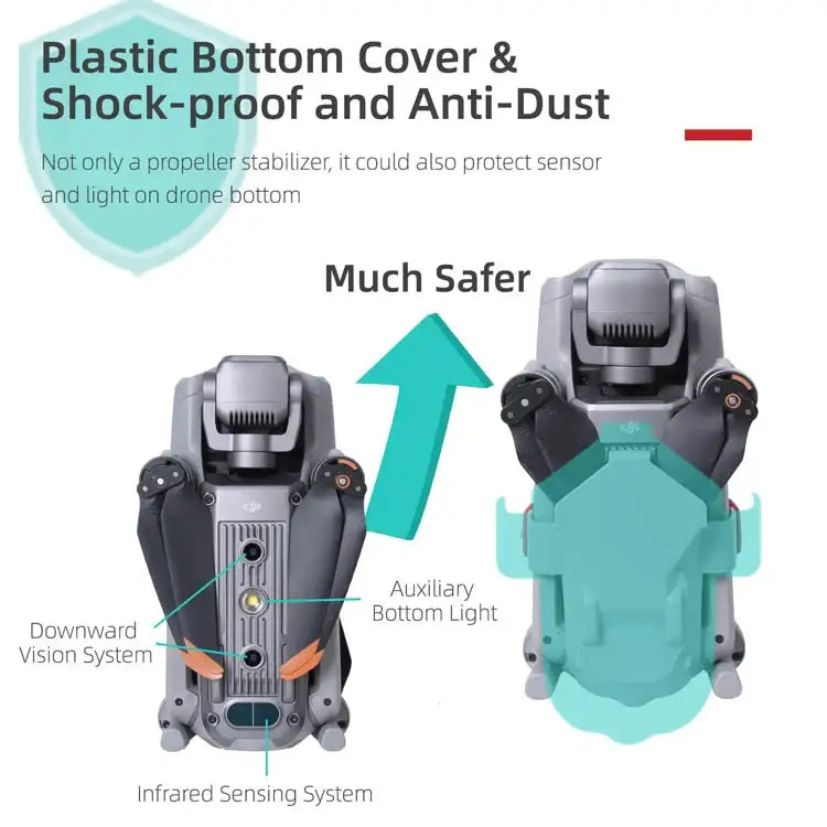 Sunnylife A2S-Q9358 propellerhållare i plast, originaldel för drönare.