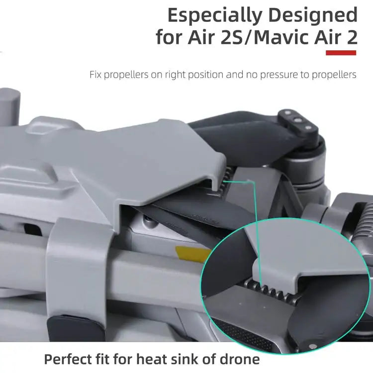 Sunnylife A2S-Q9358 propellerhållare för drönare i blått.