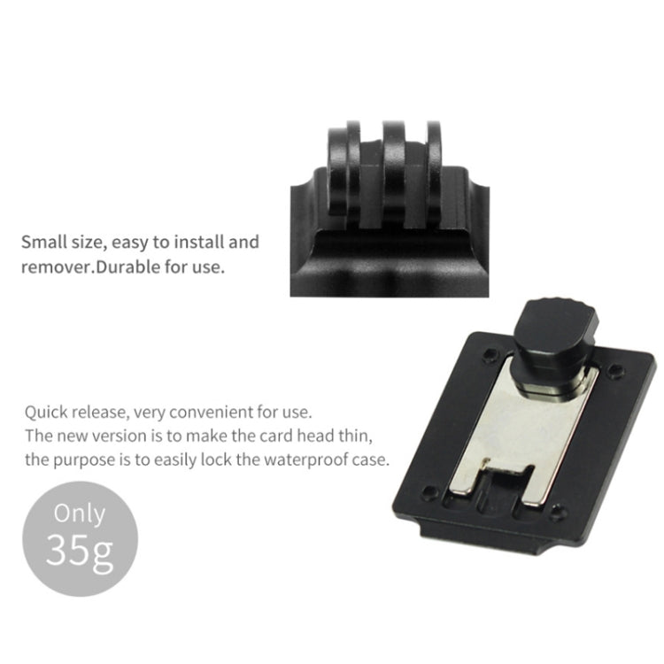 GoPro hjälmfäste adapter för HERO9 & andra actionkameror, NVG fäste.