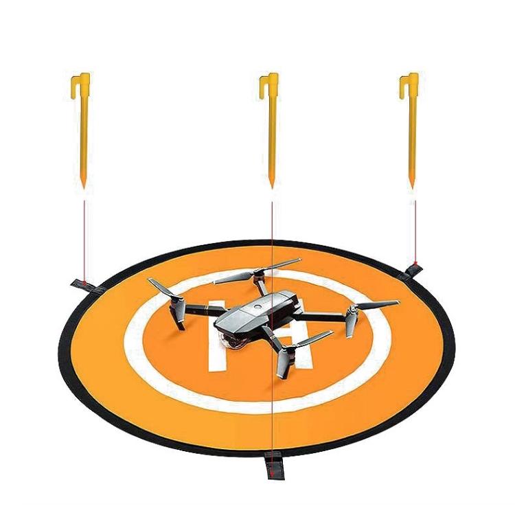 Universal Foldable Helipad Landing Pad For Drone, Diameter 55cm Black White, Diameter 75cm Black White