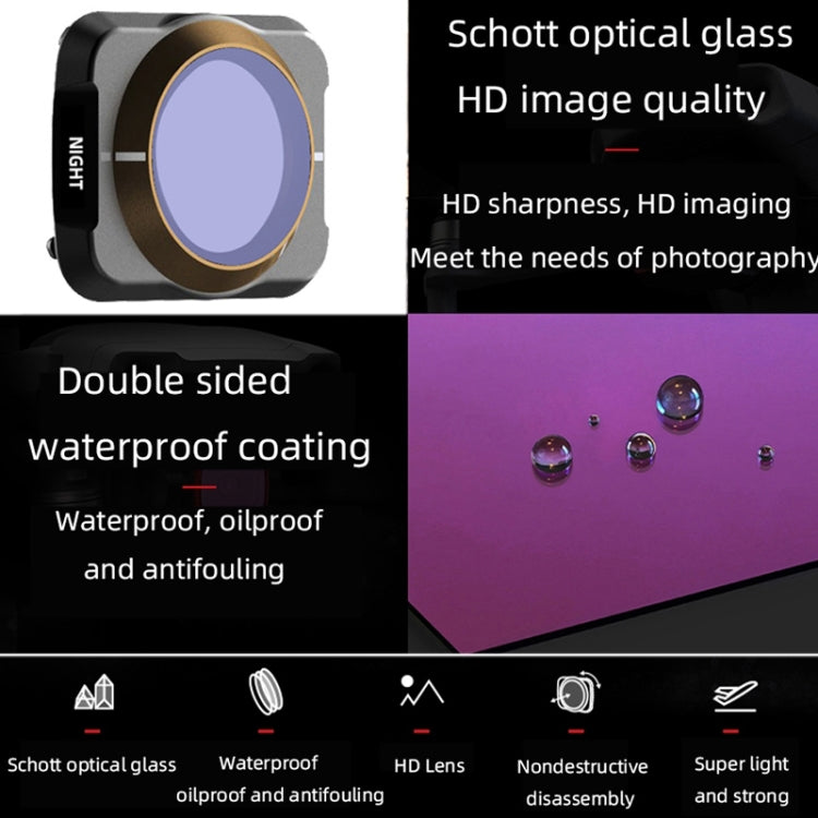 JSR Kamerafilter för DJI Mavic Air 2 Motion - skyddar objektiv & förbättrar bildkvalitet.