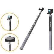 TELESIN 1.2m Carbon Fiber Monopod Selfie Stick With 1/4 Screw For Action Cameras - Action King
