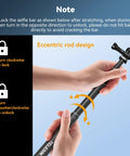 TELESIN 1.2m Carbon Fiber Monopod Selfie Stick With 1/4 Screw For Action Cameras - Action King