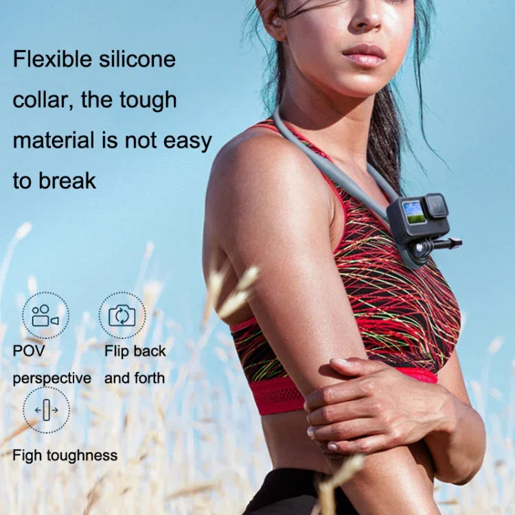 Telesin Magnetiskt Nackfäste för Actionkamera - Action King