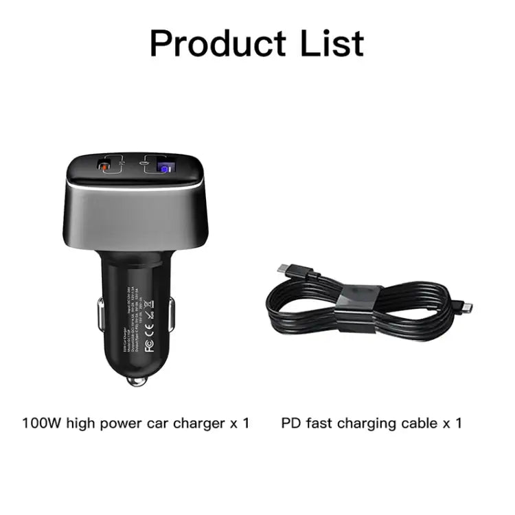 For DJI Mavic 3/Mini 2 RCSTQ 100W 2 In 1 Car Charger - Action King