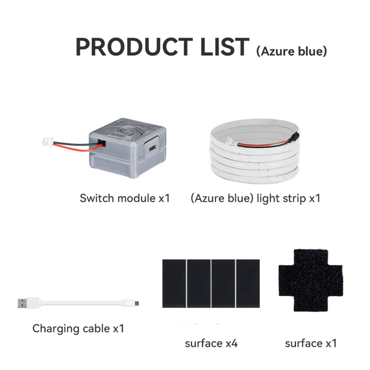 DJI Avata LED-list för ökad synlighet och förbättrad nattflygning.