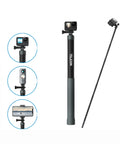 TELESIN 3M Carbon Fiber Selfie Stick Monopod With 1/4 Screw For Action Camera - Action King
