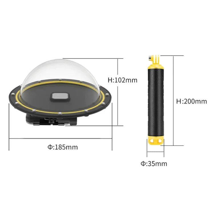 TELESIN 30M Vattentätt Kamerahus för GoPro Hero11 Black / HERO10 Black / HERO9 Black - Action King