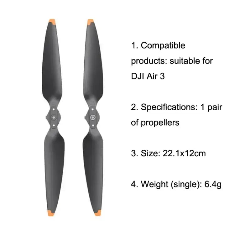 DJI Air 3S / Air 3 Low-Noise Propellers – Kit 2-Pack - Action King