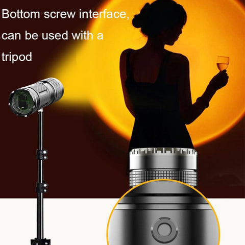 RGB ficklampa med zoom & powerbank – Professionell belysning för foto & outdoor