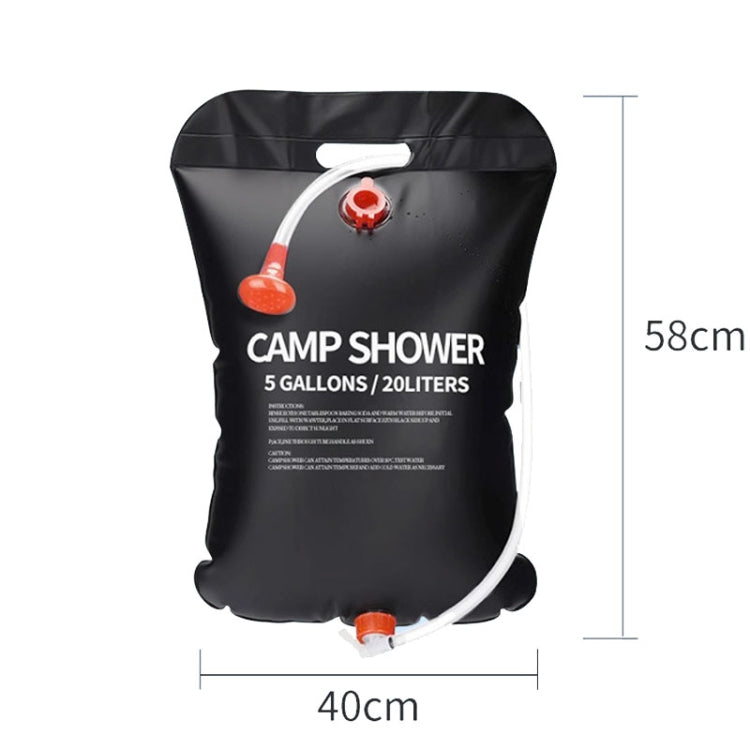 Portable Solar Shower 20L for Outdoor Use