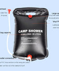 Portabel soluppvärmd duschpåse 20/25L - Action King