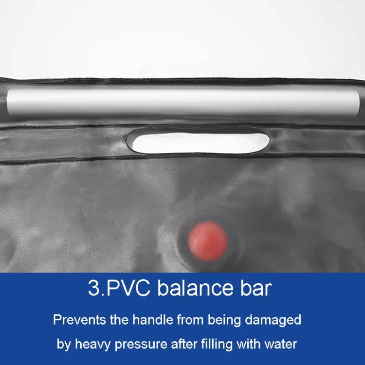 Portabel soluppvärmd duschpåse 20/25L - Action King