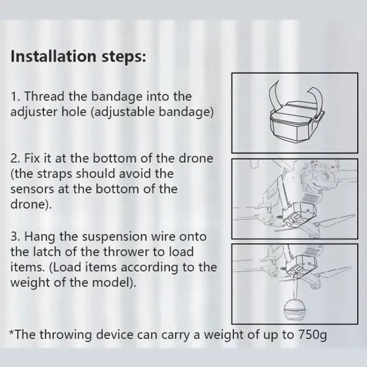 Drone Universal Transport Thrower Drop Device With Remote Control - Action King