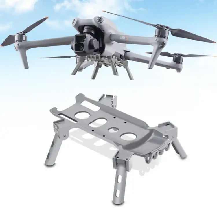 For DJI Air 3 Heightened Landing Gear Body Protection Fall and Crash Proof Folding Extension Kickstand - Action King