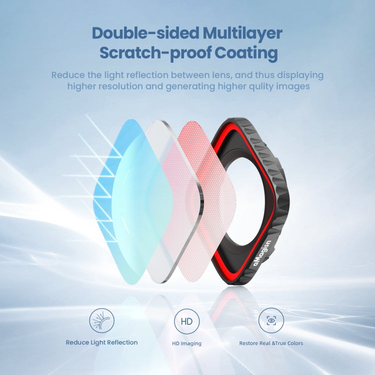 aMagisn Waterproof Filter Protective Goggles Sports Camera Accessories