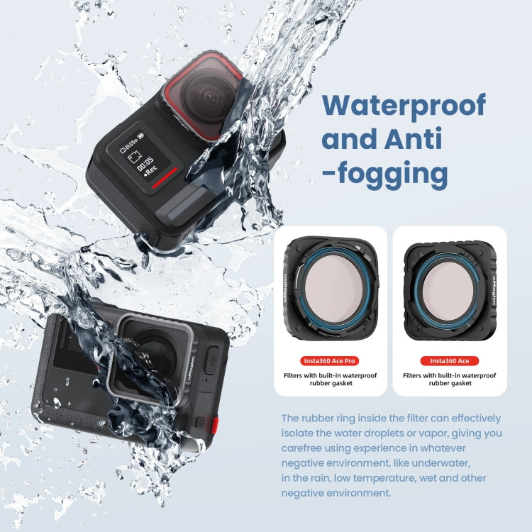 aMagisn Waterproof Filter Protective Goggles Sports Camera Accessories