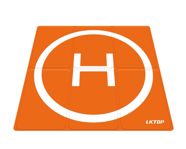 Högkvalitativ drönare landningsplatta med markeringar för stabil start och landning.