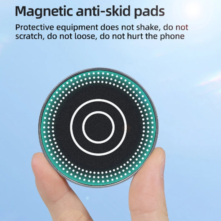 Magnetisk telefonholder med 1/4 tomme hul til stativ Magic Arm, med 1/4 tomme hul