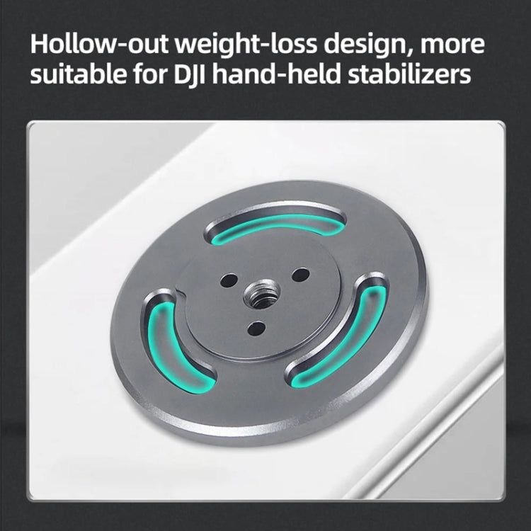 Magnetisk telefonholder med 1/4 tomme hul til stativ Magic Arm, med 1/4 tomme hul