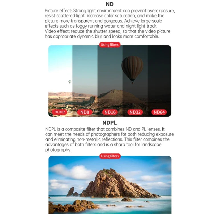 For DJI Avata 2 Traverser Filter Accessories Camera Scrim Polarizing Lens - Action King