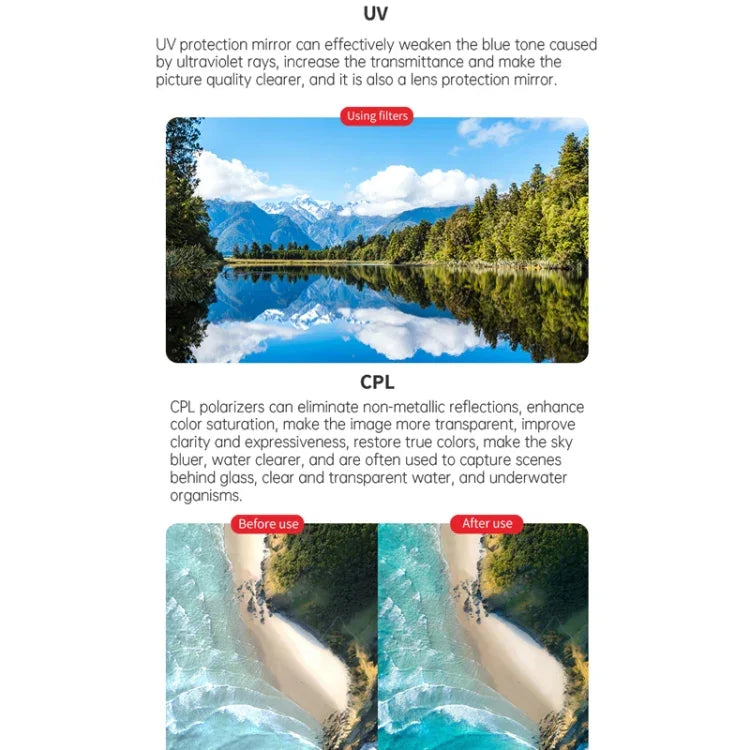 For DJI Avata 2 Traverser Filter Accessories Camera Scrim Polarizing Lens - Action King