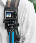 TELESIN GP-MTB-T02-BK Sports Camera Double Head J-Buckle Backpack Quick Release Conversion Accessory - Action King