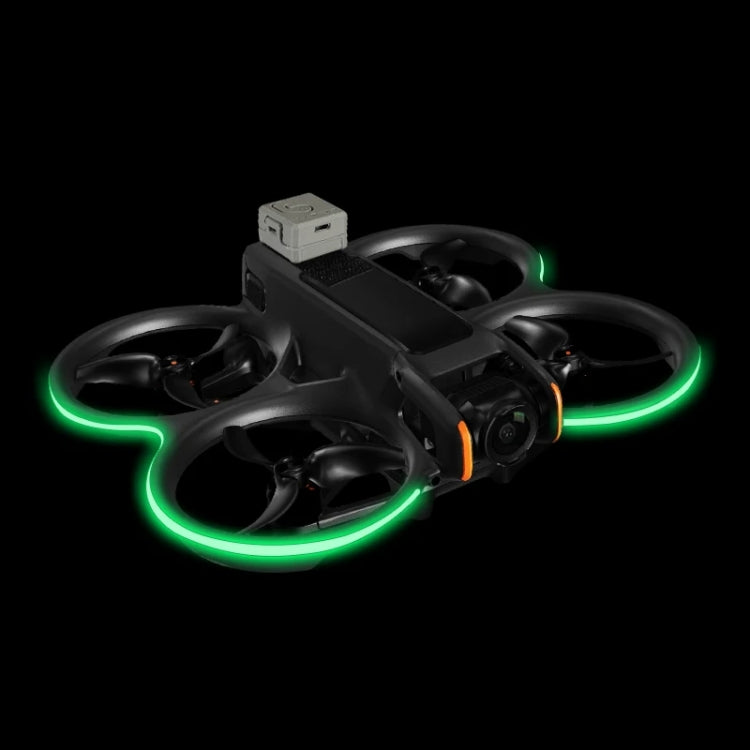 DJI Avata 2 LED-list för förbättrad synlighet och flygsäkerhet.