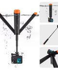 Telesin Flytande Selfiepinne Tripod 220 - 610mm med fäste för GoPro - Action King
