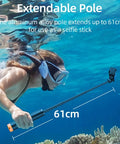 Telesin Flytande Selfiepinne Tripod 220 - 610mm med fäste för GoPro - Action King