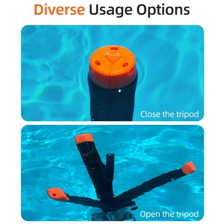 Telesin Flytande Selfiepinne Tripod 220 - 610mm med fäste för GoPro - Action King