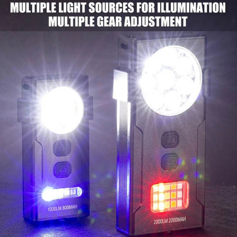 Magnetisk Mini Arbetslampa med Multiljus & Typ-C – Kompakt, kraftfull och bärbar
