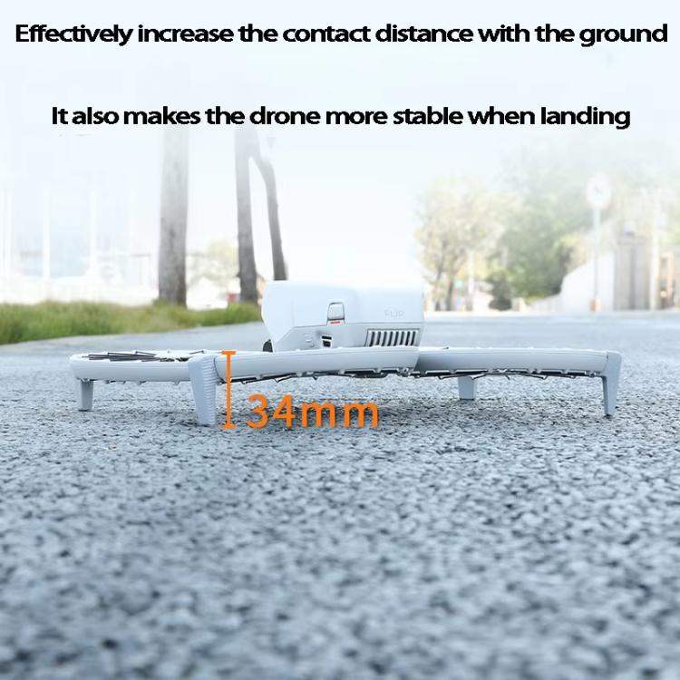 For DJI Flip Drone Landing Gear Height Enhancement Rear Stand Gimbal Protector Bracket Accessories - Action King