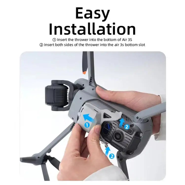 For DJI Air 3S RCSTQ Drone Air Thrower Transport Device - Action King