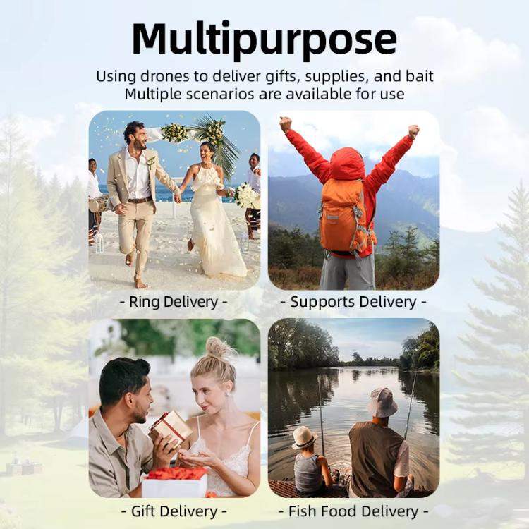 For DJI Air 3S RCSTQ Drone Air Thrower Transport Device - Action King