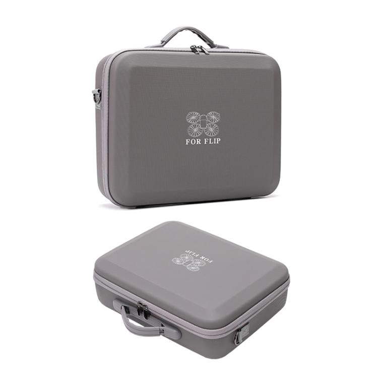 BKANO Förvaringsväska för DJI Flip Smooth, svart, med plats för drönare och tillbehör.