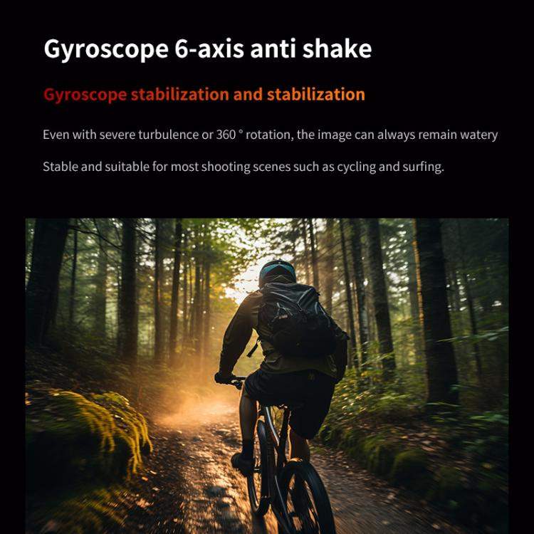 VIRAN V10 Actionkamera med 5K och Anti-Shake