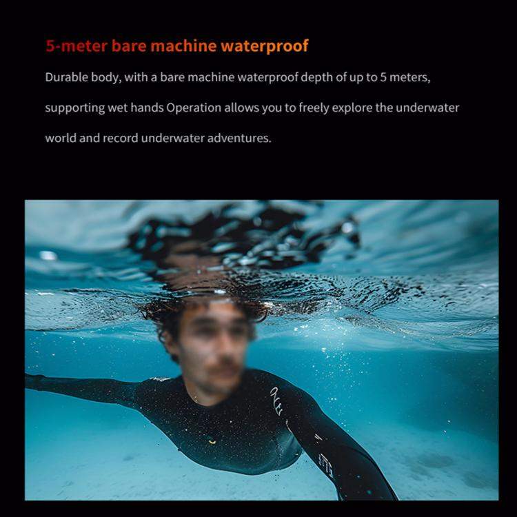 VIRAN V10 Actionkamera med 5K och Anti-Shake