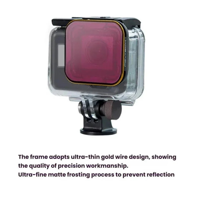 For GoPro 5/6 PGYTECH Deep Diving Snorkeling Filter Waterproof Case - Action King