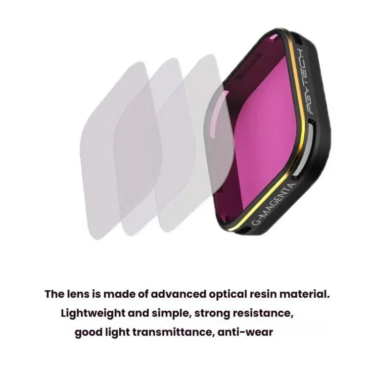 For GoPro 5/6 PGYTECH Deep Diving Snorkeling Filter Waterproof Case - Action King