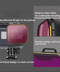 For GoPro 5/6 PGYTECH Deep Diving Snorkeling Filter Waterproof Case - Action King