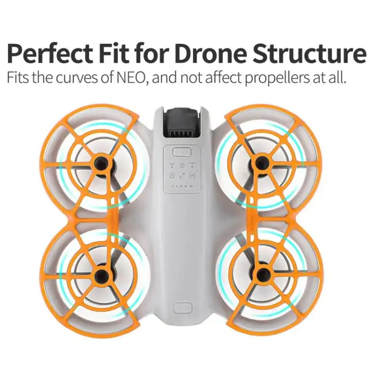 Propellerskydd DJI Mini 4: Genomskinliga skydd för säkrare flygning och mindre risk för skador.
