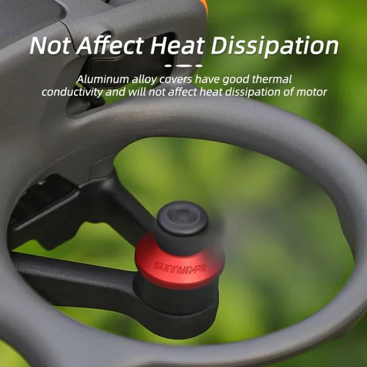 For DJI Avata 2 Sunnylife AT2-MD787 Motor Anti-dust Cover Aluminum Alloy Motor Protection Cover - Action King