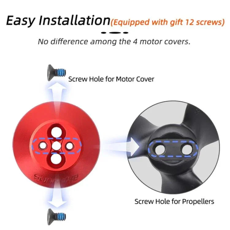 For DJI Avata 2 Sunnylife AT2-MD787 Motor Anti-dust Cover Aluminum Alloy Motor Protection Cover - Action King