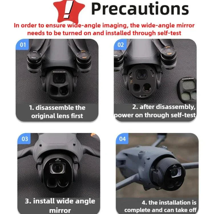 For DJI Mavic 4 Pro JSR Wide Angle Lens Aerial Lens Accessories - Action King