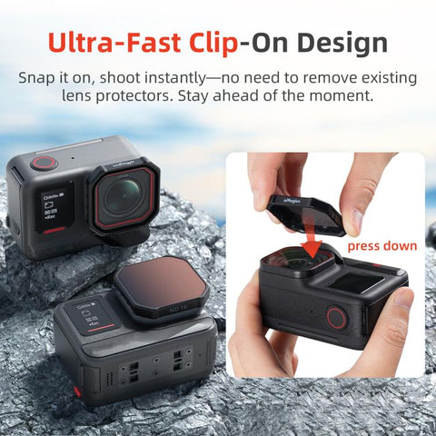 For Insta360 Ace Pro / Ace Pro 2 aMagisn AC28 Filter - Action King