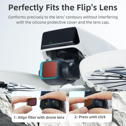 For DJI Flip aMagisn Filter Lens Accessories - Action King