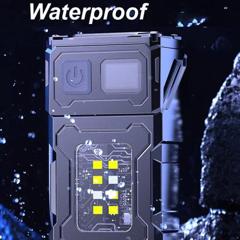 E-SMARTER DC08 laddningsbar Mini Ficklampa