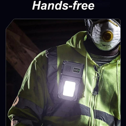 E-SMARTER DC08 laddningsbar Mini Ficklampa